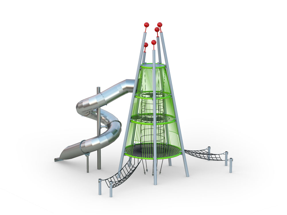 Игровая башня «Портал» XL (горка с поворотом)