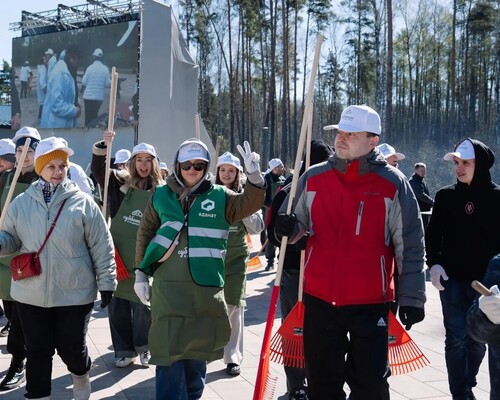 Всероссийский субботник в парке Малевича