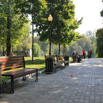 Парк у Новодевичьего монастыря - превью фото 1