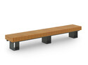 Скамейка «Дуга прямая» без спинки (м.п.)