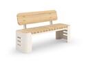 Скамейка «Палермо» со спинкой Тип 2 L1545