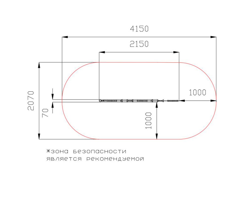 Канатный лаз 2100