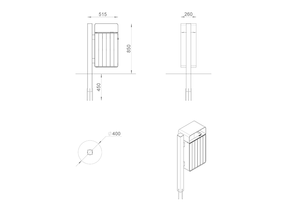 Урна «Ботаника»