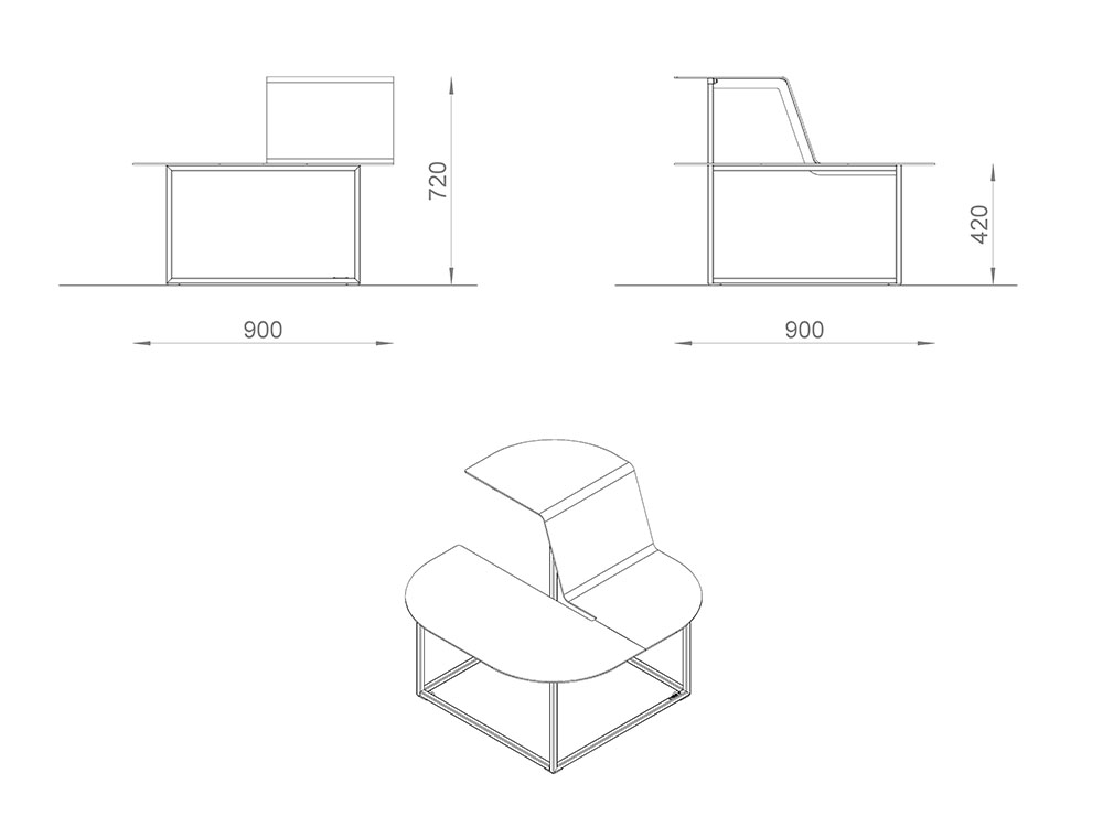 Стул «Чайка» Тип 2